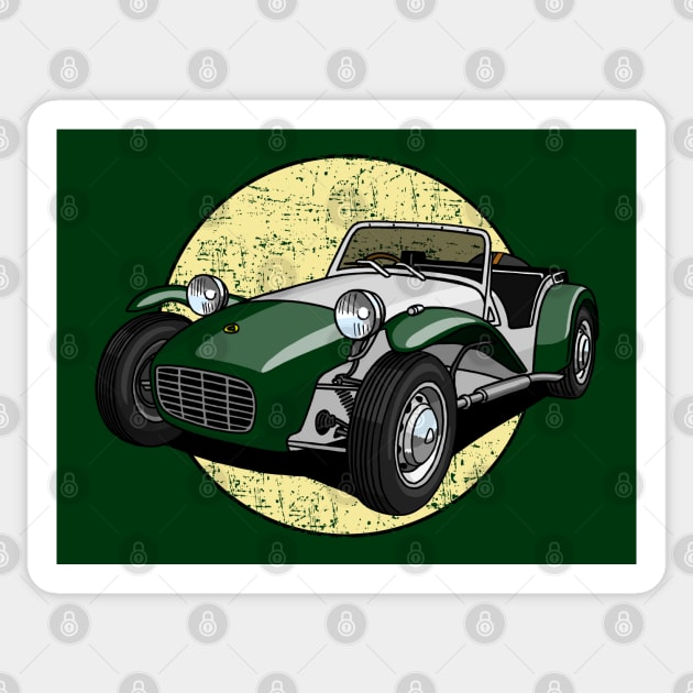 My drawing of the sports car 7 Sticker by jaagdesign